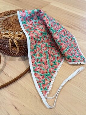 Watermelon Print Bandana Hair Scarf